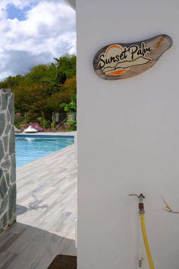 Sunset Palm - Villa Creole Avec Piscine Face Au Coucher De Soleil Et A La Reserve Cousteau Bouillante Eksteriør bilde