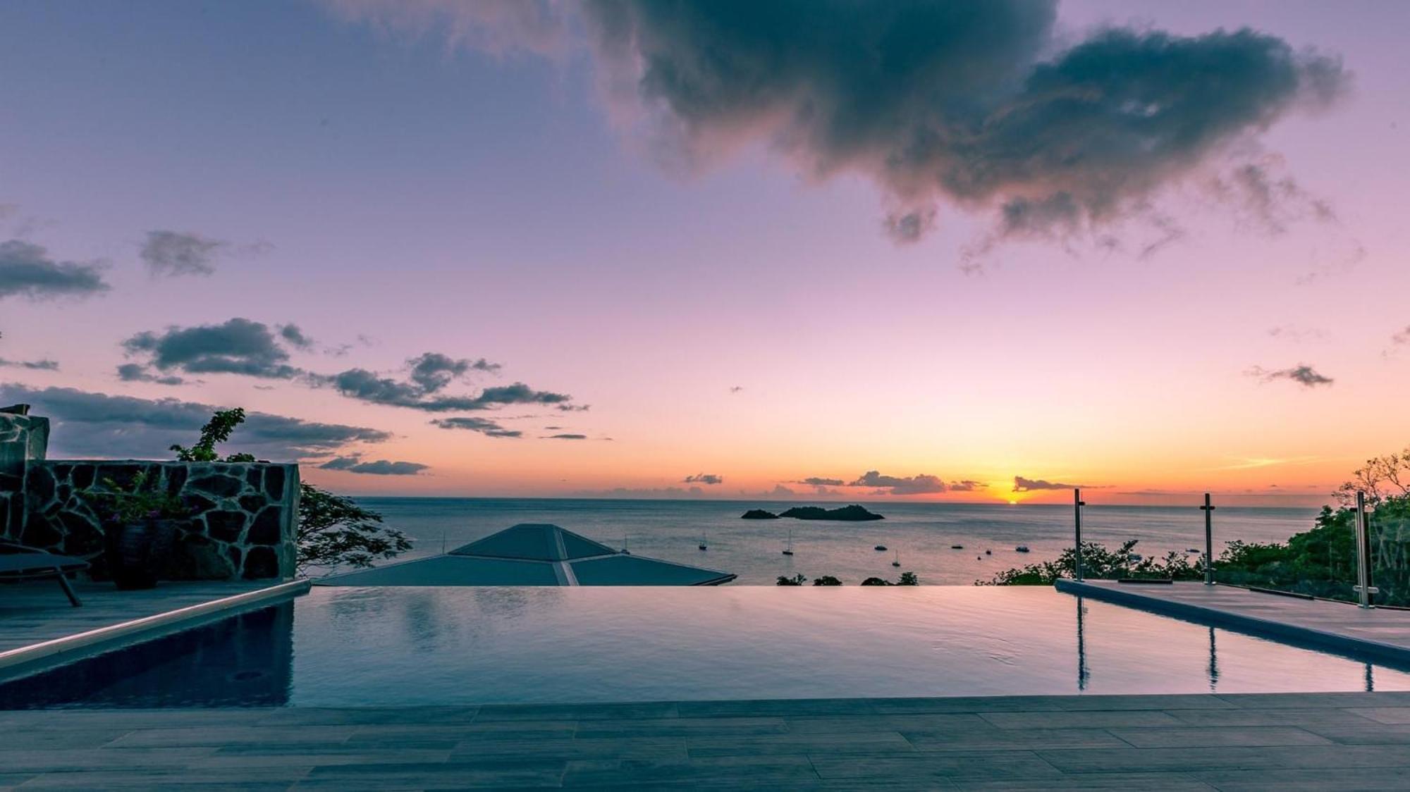 Sunset Palm - Villa Creole Avec Piscine Face Au Coucher De Soleil Et A La Reserve Cousteau Bouillante Eksteriør bilde